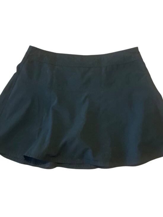 Chaps Sport Black Tennis Athletic Skirt Size 4 built in shorts pickleball golf - Picture 1 of 8